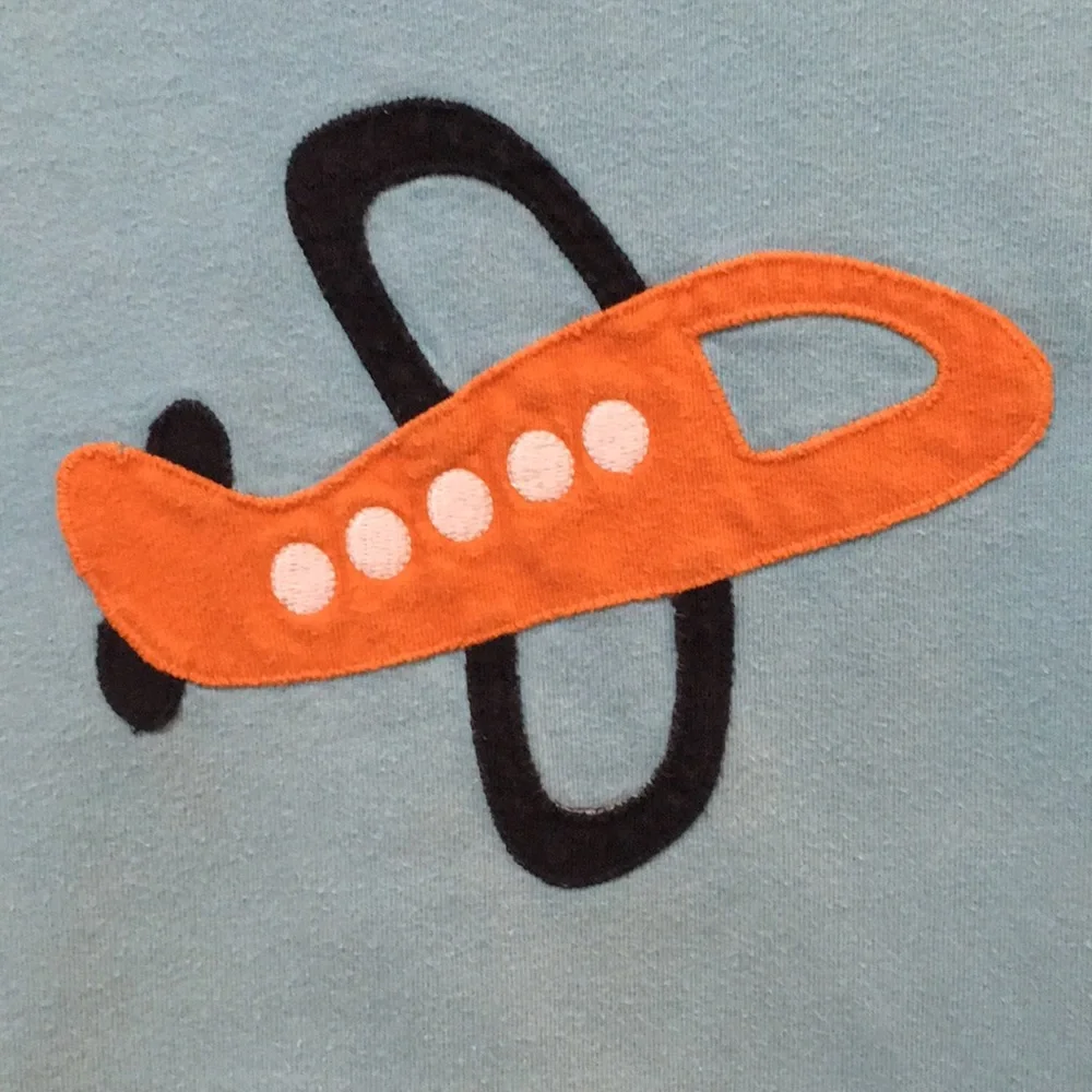 Gymboree appliquéd Airplane T-shirt